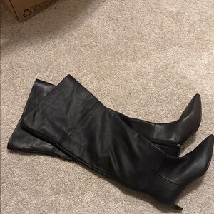 Vince Camuto Black Over the Knee Boots